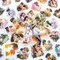 50PCS Mother’s Day Transparent Stickers – Watercolor Floral Mom & Baby Designs for Scrapbooking, Journals, Cards, Gift Wrapping & DIY Crafts
